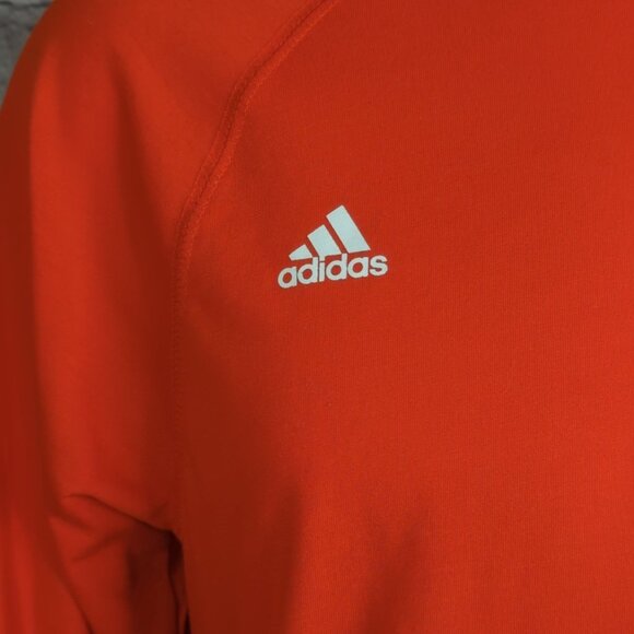 Adidas Miami Hurricanes Large Sideline Quarter-Zip Pullover - Picture 4 of 8